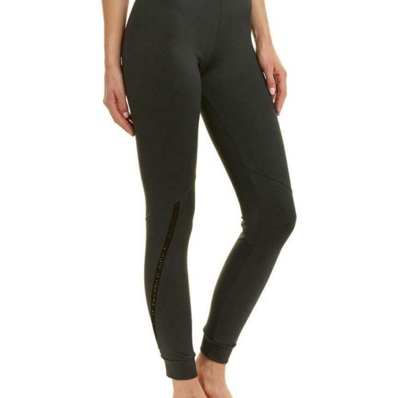 SAM EDELMAN black high rise cutout workout leggings size Small - Picture 2 of 11